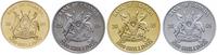 Uganda, zestaw monet z papieżem Janem Pawłem II, 2005