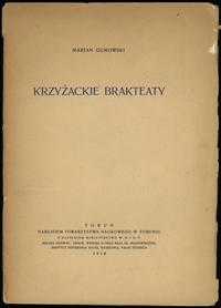 wydawnictwa polskie, Marian Gumowski; Krzyżackie brakteaty; Toruń 1938