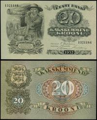 20 koron 1932, numeracja 1321184, pięknie zachow