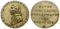 żeton koronacyjny 1797, Aw: Popiersie w lewo i n
