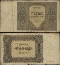 1.000 złotych 1945, Ser. A, numeracja 4810371, n