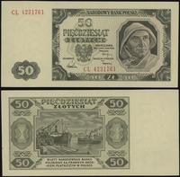 50 złotych 1.07.1948, seria CL , numeracja 42317