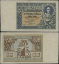 20 złotych 20.06.1931, DK. 6245999, dwa złamane 