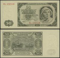 50 złotych 1.07.1948, seria El, numeracja 470711