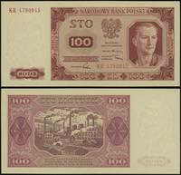 100 złotych 1.07.1948, seria KR, numeracja 47908