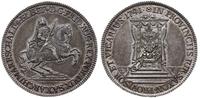 półtalar 1741, Drezno, Aw: Król na koniu i napis