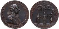 medal Kasata Józefińska 1782, sygnatura na rękaw