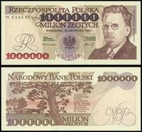 1.000.000 złotych  16.11.1993, seria M 5345350, 