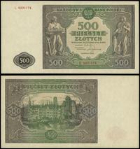 500 złotych 15.01.1946, seria L, numeracja 53311