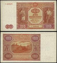 100 złotych 15.05.1946, seria P 0036483, złamane