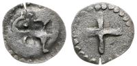 denar (pieniądz litewski) 1392-1394, Łuck, Aw: L