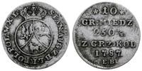 Polska, 10 groszy miedziane, 1787
