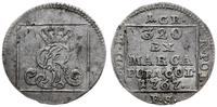 grosz srebrny 1767, Warszawa, odmiana z wąską ko