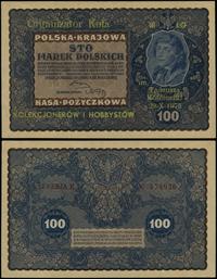 100 marek polskich 23.08.1919, seria IJ-E 474926