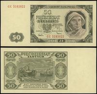 50 złotych 1.07.1948, seria CC 5185022, minimaln