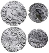 zestaw 2 monet, szeląg koronny 1591 IF, Olkusz; 