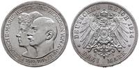 3 marki 1914 A, Berlin, 50. rocznica ślubu Fryde