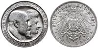 3 marki 1911 F, Stuttgart, 25. rocznica ślubu Wi