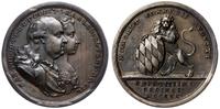 Niemcy, medal zaślubinowy z 1795 roku autorstwa Kajetana Destouches wybity z okazji zaślubin Karola Teodora z Marią Leopoldyną A