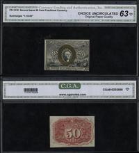 50 centów 3.03.1863, pięknie zachowane, banknot 