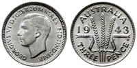 3 pensy 1943 D, Denver, srebro próby 925, wyśmie