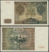 100 złotych 1.08.1941, seria A 0153081, wyśmieni