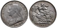 Wielka Brytania, 1 korona, 1893 LVI