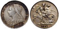 1 korona 1897 LX, Londyn, patyna, SCBC 3937