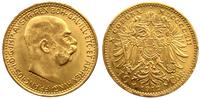 10 koron 1912, złoto 3.38g, nowe bicie