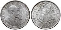 2 korony 1907 EB, Sztokholm, złoty jubileusz, sr