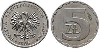 Polska, 5 złotych, 1986