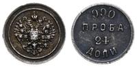 odważnik 24 dole (1890-1900) /АД, srebro 1.04 g,