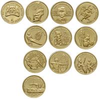 zestaw: 10 x 5 lewa 2002, zestaw monet kolekcjon