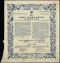 Polska, 8% list zastawny na 100 złotych w złocie, 1.07.1927