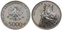 5.000 złotych 1987, Warszawa, PRÓBA NIKIEL, Jan 