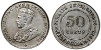 50 centów 1921, srebro próby 500, KM 35.1, Mitch