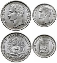 zestaw: 50 centimos i 1 bolivar 1954, Filadelfia