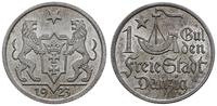 1 gulden 1923, Utrecht, Koga, piękny, CNG 516, J