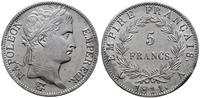 5 franków 1811/A, Paryż, srebro 24.79 g, Gadoury
