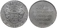 32 szylingi 1808, Hamburg, srebro 18.24 g, bardz