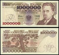 1.000.000 złotych 16.11.1993, seria M 0883051, d