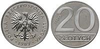 20 złotych 1989, Warszawa, PRÓBA NIKIEL; Nominał