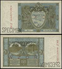 20 złotych 1.03.1926, seria I 0245678, dwukrotni