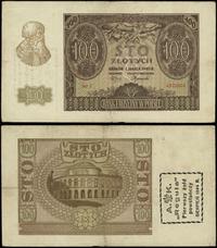 100 złotych 1.03.1940, seria C 4322504, na stron