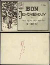 1 korona 1916-1917, na wełnę dla Legionistów, na