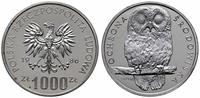 1.000 złotych 1986, Warszawa, PRÓBA; Ochrona Śro