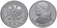 100 złotych 1982, Szwajcaria, Jan Paweł II, stem