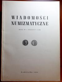 zestaw Wiadomości Numizmatycznych z lat 1960-199