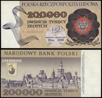 200.000 złotych 1.12.1989, seria F 4965505, idea