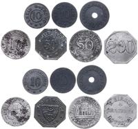 Wielkopolska, zestaw monet zastępczych wielkopolskich miast